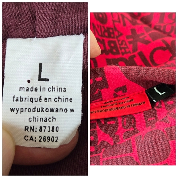 Burton Rare Mens Hoodie Reversible Full Zip Size Large Relaxed Fit Y2K Baggy - Picture 13 of 16